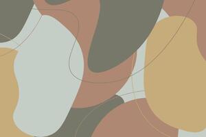 Minimalist brushes elements shape background. vector
