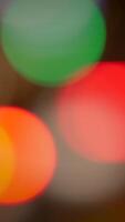 Blurry Abstract Lights create stunning, colorful backgrounds for festive occasions video