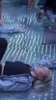 An InDepth Exploration of Light Reflections and Human Form in the Realm of Modern Art video