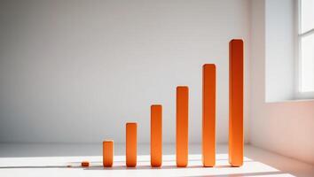 An orange bar chart is shown next to a window photo