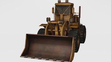 a large bulldozer is shown in this image photo