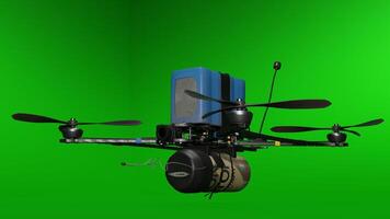 A drone with a camera attached to it photo