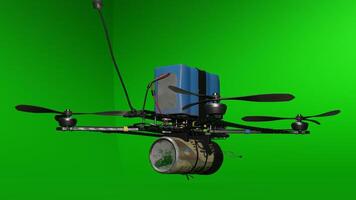 A drone with a camera attached to it photo
