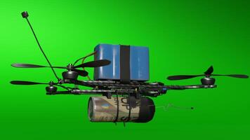 A drone with a camera attached to it photo
