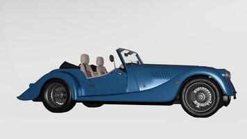 Morgan plus roadster 3d model photo