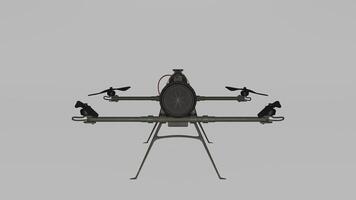 A small drone with two propellers on it photo