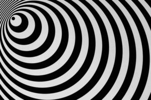 Optical illusion horizontal background. Abstract curves, geometric effect. photo