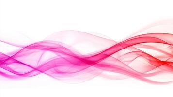 Abstract flowing waves in shades of pink and red create dynamic and vibrant background, evoking sense of movement and energy photo