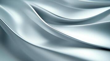 Soft, flowing fabric creates elegant waves and smooth textures, showcasing serene and calming atmosphere. gentle curves and light reflections enhance visual appeal photo