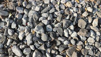 Gravel texture or gravel background for design. Real grunge texture background and small stone photo