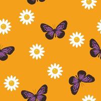 Simpless flower elements for textile, paper, fabric, background vector