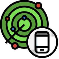 Mobile app development services vector
