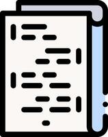 A file icon with a piece of paper on top vector