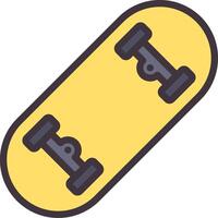 A skateboard icon on a white background vector
