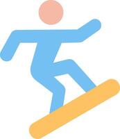 Snowboarder illustration design vector