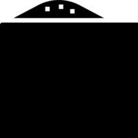 A black and white silhouette of a house vector