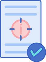 Checklist icon for a checklist vector