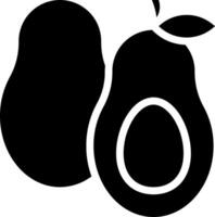 Avocado illustration design vector