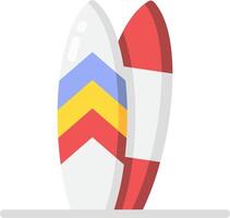 Surfboard illustration design vector