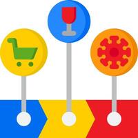 Google analytics dashboard vector
