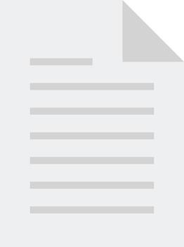 A paper document with a white background vector