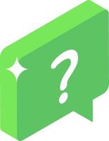 Question illustration design vector