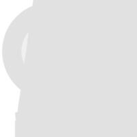A black and white photo of a person sitting on a chair vector