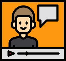 A man is talking to a player vector