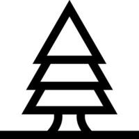 Christmas tree icon vector