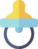 A pacifier icon on a white background vector