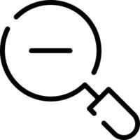 Magnifying glass icon illustration vector