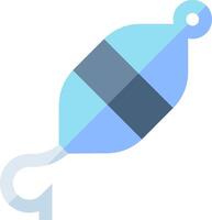 A fishing lure with a hook on it vector