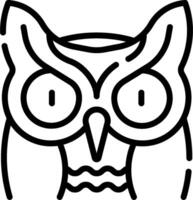 An owl icon on a white background vector