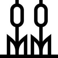 The symbol for m is shown in black and white vector