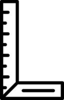 A ruler icon on a white background vector