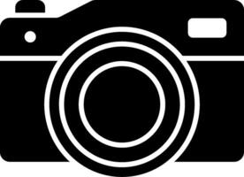 A camera icon on a white background vector