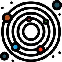 A black and white circular design with circles and dots vector