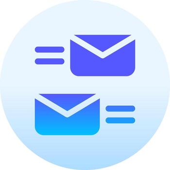 Email inbox icon vector