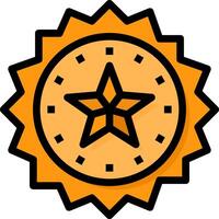 A star icon with a star on it vector