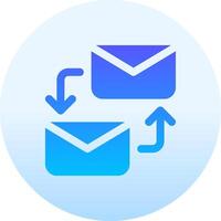 Email transfer icon vector