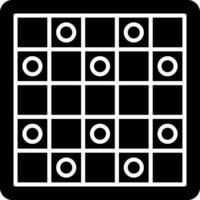 A black and white square with circles on it vector