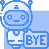 Bye bye chatbot vector