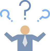 Question mark icon vector