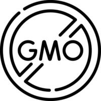 Gmo logo, black and white vector