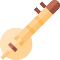 A thermometer icon in flat style vector