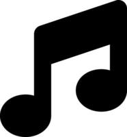 Music note icon clipart vector