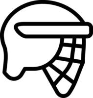 A helmet icon on a white background vector