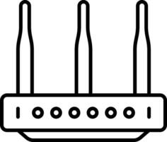 A router icon on a white background vector