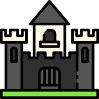 Castle icon illustration vector
