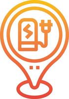 A yellow and orange icon with a dollar sign vector